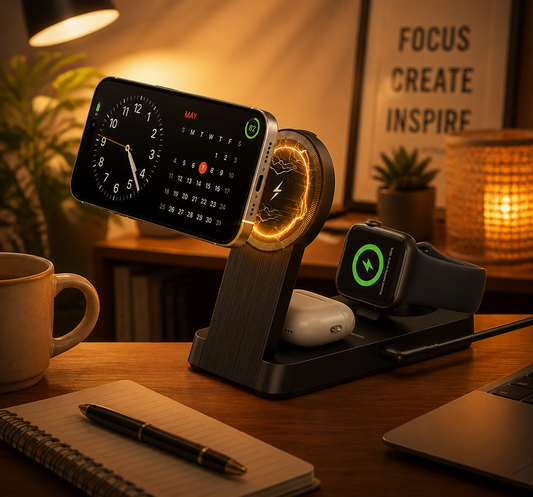 3-in-1 Foldable Magnetic Wireless Charger for iPhone