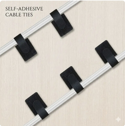 10PCS Hook and Loop Cable Ties